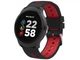 Умные часы Canyon Oregano CNS-SW81 Black/Red; 1.3" (240х240) сенсорный / Nordic NRF52832 / ОЗУ 128 КБ / 512 КБ встроенной / Bluetooth 4.2 / 43.6 х 43.6 х 12.5 мм, 60 г / IP68 / 200 мАч / черно-красный - изображение 1