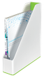 Вертикальный лоток Leitz WOW Duo Белый с зеленым (5362-10-54) - изображение 3