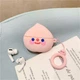 Чехол для AirPods 1/2 Epik Smile Fruits Series Peach 2 - изображение 3