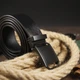 Чоловічий ремінь шкіряний Vintage leather-20269 115 см Чорний - зображення 5
