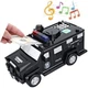 Современная детская машина копилка сейф TRUCK CASH с кодовым замком и отпечатком пальца Черный - изображение 4