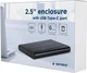 Внешний карман Gembird для 2.5" SATA USB Type-C 3.1 Black (EE2-U3S-6) - изображение 4