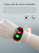 Фітнес браслет для літніх людей Smart Band S1 з GPS-трекером, кнопкою SOS і Тонометром Червоний (SBS1TRD) - зображення 4