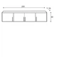 Надбудова для шафи Smart Meblar 200x40x56 (SRN1) 065746 - зображення 3