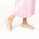 Балетки кожаные Woman's heel пудровые (О-866) 36 - изображение 4