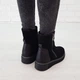 Ботинки женские с мехом Woman's heel 36 черные (О-855) - изображение 4