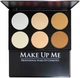 Палитра пудр Make Up Me P6-1 6 оттенков 36 г (7107725683389) - изображение 1