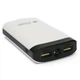 Універсальна мобільна батарея PowerPlant PB-LA9212 7800mAh Black/White (PPLA9212) + універсальний кабель - зображення 3