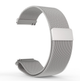 Металевий ремінець MiJobs 20 мм для Amazfit Bip Lite S U/ GTS 2 3 4 Mini / GTR (42 mm) / 2, Samsung Galaxy Watch / Active 2 (40 mm) / Gear S4 (42 mm), Huawei GT2 (42 mm) міланська петля Срібний 1565P - зображення 2