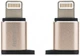 Перехідник Visual RA-USB2 microUSB(F) to Lightning(M) Gold Remax 340906 - зображення 1