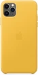 Панель Apple Leather Case для Apple iPhone 11 Pro Max Meyer Lemon (MX0A2) - зображення 2