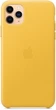 Панель Apple Leather Case для Apple iPhone 11 Pro Max Meyer Lemon (MX0A2) - зображення 1