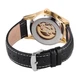 Мужские часы Forsining Dragon Gold Leather (FSG8151M3G2) - изображение 5