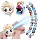Игровой набор Проекционные Часы Projector Эльза Холодное сердце с 24 видами изображениями героев мультфильма - изображение 1