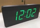 Электронные настольные часы-будильник LED WOOD CLOCK VST-865+ под дерево черные с зеленой подсветкой - изображение 2
