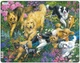 Puzzle Larsen Maxi Psy na polu z kwiatami  (7023852121863) - obraz 1