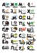 Детская обучающая игра с многоразовыми наклейками "ZOO Абетка" (КП-005) KP-005 на укр. языке - изображение 2