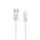 Кабель USB EVOC Fancy PRO Type-C 2.5A/1m White - изображение 1
