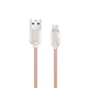 Кабель USB EVOC Fancy PRO Lightning 2.5A/1m Peach - изображение 1