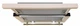 Вытяжка Luxor Fantom 2 мотора 1000 м3 F 60 Rustik KUP Glass LED + гофротруба в комплекте бежевое стекло , шампань, слоновая кость - изображение 1