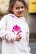 Худи для девочки Baby Shark (Бейби Шарк) Розовый (XD14 pink (146-152) - изображение 2