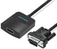Перехідник Vention VGA-HDMI, 0.2 м зі звуком та живленням (ACNBB) (43387992) - зображення 1