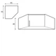Надбудова для шафи Smart Meblar 95x40x95 (SRN4_L/P) 065749 - зображення 3