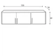 Надбудова для шафи Smart Meblar 150x40x56 (SRN2) 065743 - зображення 3
