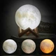 Настольный светильник Луна 15 см сенсорный с USB-зарядкой 5 цветов Magic 3D Moon UKC Light Touch Control - изображение 7