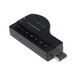 USB звуковая карта Dellta 8.1 Piano внешняя Black (6923) - изображение 7