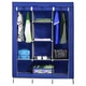 Складной тканевый шкаф для одежды HCX AG Storage Wardrobe 88130 на 3 секции Cyan - изображение 2