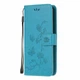 Чехол-книжка с рисунком UniCase Butterfly Pattern для Xiaomi Redmi Note 8 Pro - Blue - изображение 2