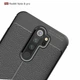 Силиконовый (TPU) чехол Deexe Leather Cover для Xiaomi Redmi Note 8 Pro - Black - изображение 6