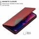 Чехол-книжка с кармашками UniCase Geometric Pattern для Xiaomi Redmi Note 7 / Note 7 Pro - Red - изображение 3