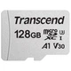 Карта памяти microSD 128Gb Transcend 300S Class 10 UHS-I U3 + SD адаптер (TS128GUSD300S-A) - изображение 2