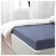 Простирадло IKEA (ІКЕА) SÖMNTUTA 140х200см на резинці темно-синя (304.127.59) - зображення 4
