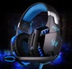 Игровые наушники Kotion Each G2000 с микрофоном и подсветкой Blue - изображение 1