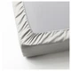 Простыня на резинке IKEA (ИКЕА) NATTJASMIN 160х200см светло-серая (503.374.34) - зображення 3