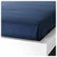 Простирадло IKEA (ІКЕА) ULLVIDE 240х260см темно-синя (703.428.06) - зображення 1