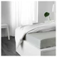 Простыня IKEA (ИКЕА) NATTJASMIN 150х260см светло-серая (903.374.65) - зображення 3