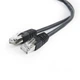 Патч-корд FTP Cablexpert (PP22-0.5M/BK) cat.5Е, литий, 50u штекер із засувкою, 0.5м, чорний - зображення 1