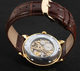 Наручний годинник Forsining 8099 Brown-Gold-White - зображення 2