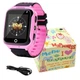 Умные часы детские Smart Baby Watch Q528 с GPS + камера Pink розовый - изображение 2