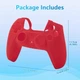 Защитный Силиконовый Чехол Dobe на Контроллер Dualsense PS5 для Sony PlayStation 5 Red (UD568) - изображение 8