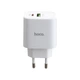 Сетевое зарядное устройство Hoco C57A PD + QC 3.0 Белый - изображение 1
