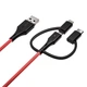 Кабель BlitzWolf 3 в 1 USB+Type-C BW-MT 4 1м - изображение 3