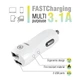 Автомобильное зарядное устройство Piko CC-312 (2USB, 3.1A) White (1283126477546) - изображение 2