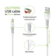 Кабель Intaleo CBFLEXL1 USB - Lightning (M/M), 1.2 м, White (1283126487460) - зображення 2