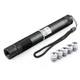 Лазерная указка Laser Pointer синего цвета с насадками 10000 mW + 5 насадок - изображение 1