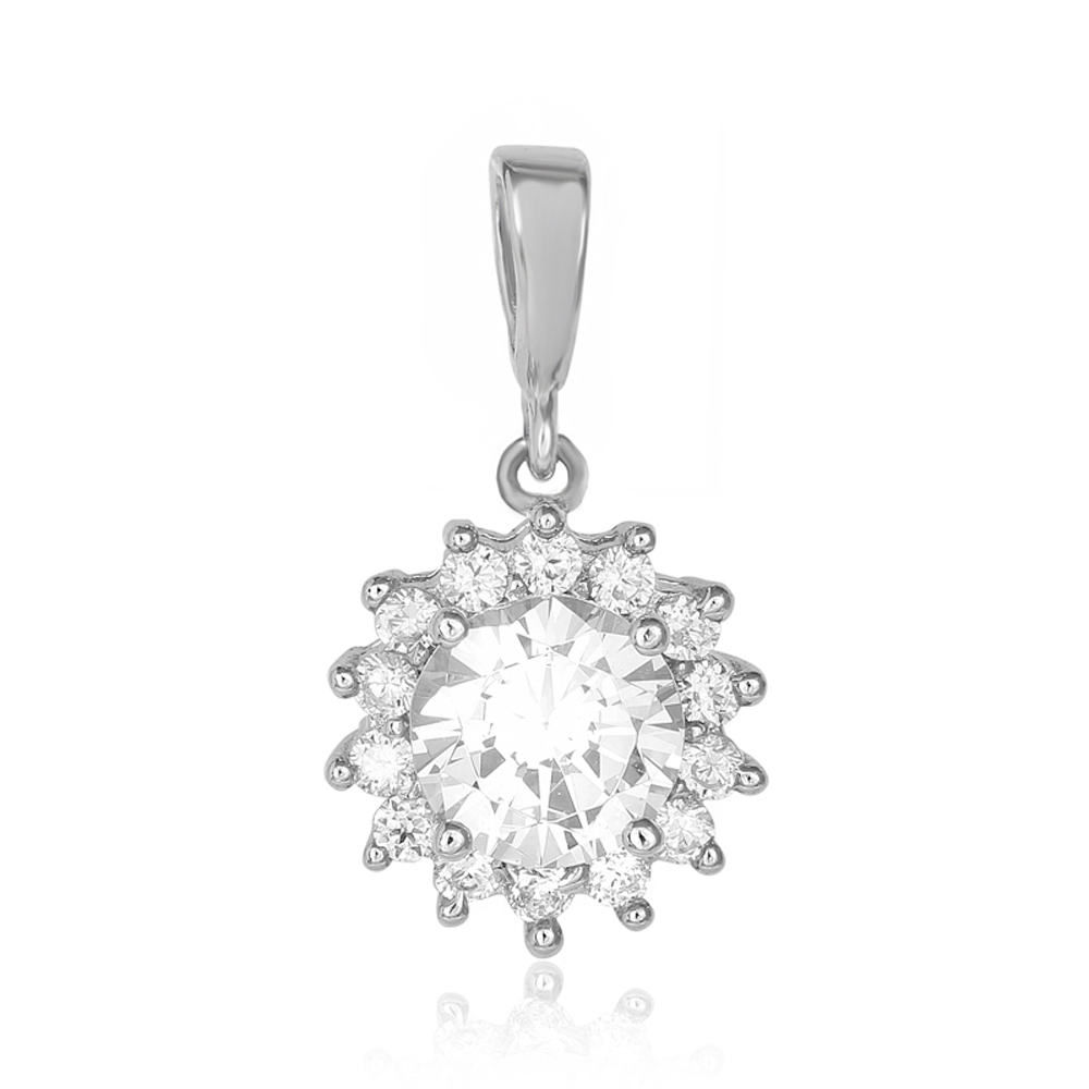 

Серебряный подвес Silvex925 с фианитом (вес 2.2 г) модели ПК2Ф/475